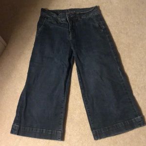 Jag stretch denim gaucho pants